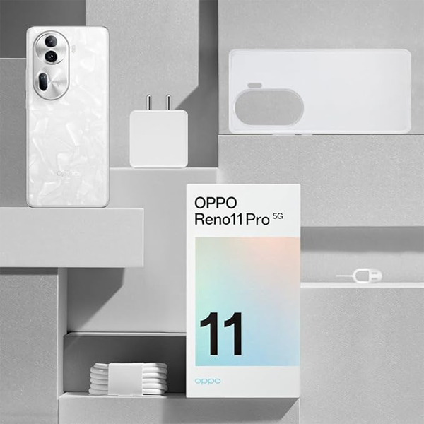 Buy OPPO Reno11 Pro 5G (12 GB RAM, 256 GB) Pearl White Mobile Phone - Vasanth and Co
